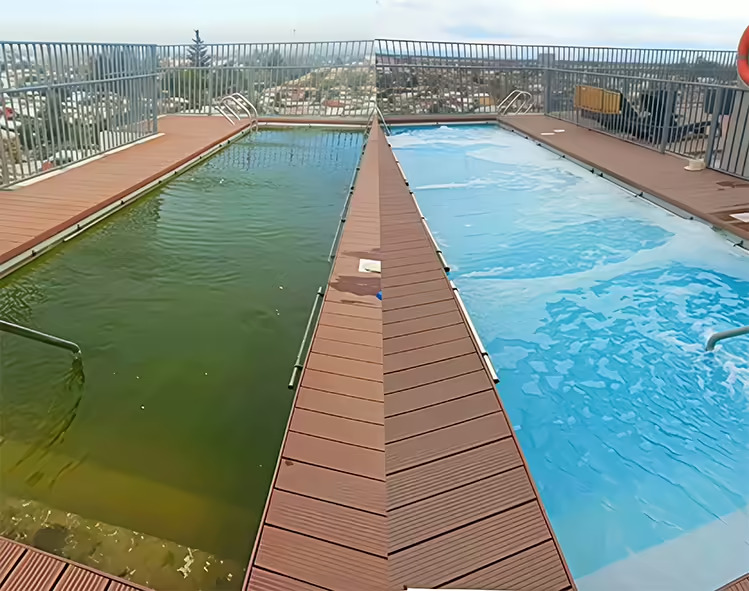 Recuperación y mantención del agua de piscina